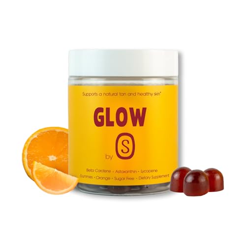 Tanning Gummies with Astaxanthin, Beta-Carotene, Vitamin C, & Vitamin E