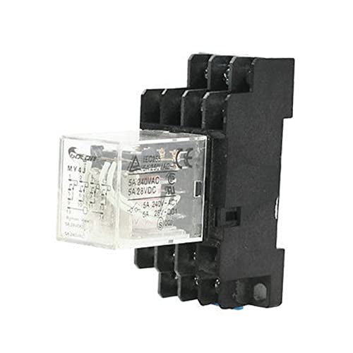Relé MY4J AC110V para automatizar sistemas de riego y piscinas