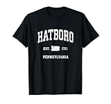 Hatboro Pennsylvania PA Vintage Athletic Sports Design T-Shirt