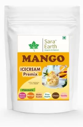 Sara Earth Mango Ice Cream Premix Powder | Make to Easy |- 200 grm (B0C9X21WT8) Amazon Price History, Amazon Price Tracker
