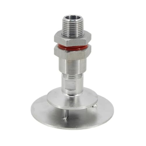 DYETEE Piastra di Sparge, Bollitore for Birra Fatta in Casa/Piatto di Sparge con 1/2 Maschio NPT in Acciaio Inossidabile 304 Attrezzatura for La Produzione di Birra, Mash Tuns, Argento (Color : C)