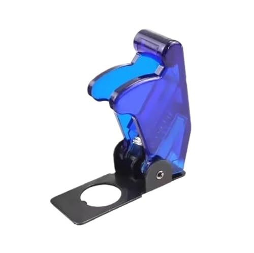 Interruptor de palanca LED azul para evitar encendidos accidentales de 12V