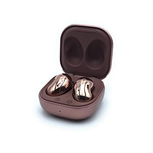 Samsung Galaxy Buds Live, Kabellose Bluetooth-Kopfhörer mit Noise Cancelling (ANC), ausdauernder Akku, Sound by AKG, komfortable Passform, Bronze (Deutche Version)