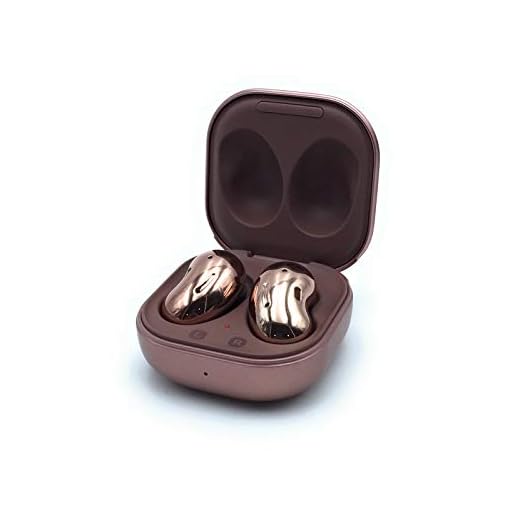 Samsung Galaxy Buds Live, Kabellose Bluetooth-Kopfhörer mit Noise Cancelling (ANC), ausdauernder Akku, Sound by AKG, komfortable Passform, Bronze (Deutche Version)
