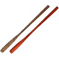 Houten schoenlepel met lange steel, massief houten schoenlepel for
