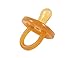 Sweetie Rubber Pacifier Natural Rubber Natural Rubber Pacifier with Symmetrical Nipple 2 Count (0-6 Month/Small)