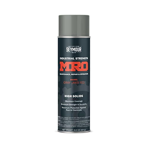 SEYMOUR 620-1416 Industrial MRO High Solids Spray Paint, Gray