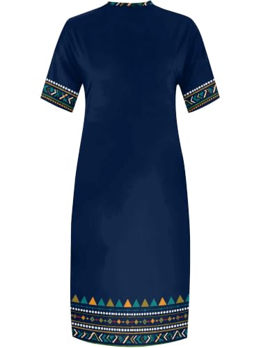 Image of PinkPatty Women's Oversize V Neck Short Sleeve Maxi Dress with Pockets
