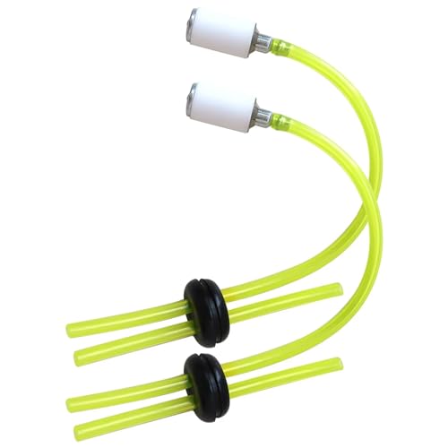 Gxcdizx 2 Pack 3004105 300494 Fuel Filter Fuel Line for Earthquake E43 E43CE Auger MC43E MD43 Cultivator WE43 WE43E WE43CE Edger 3004105 300494 Primer Bulb Grommet Repower Kit Parts