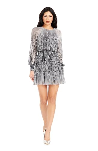 Dress the Population Women's Aulden Fit and Flare Mini Dress