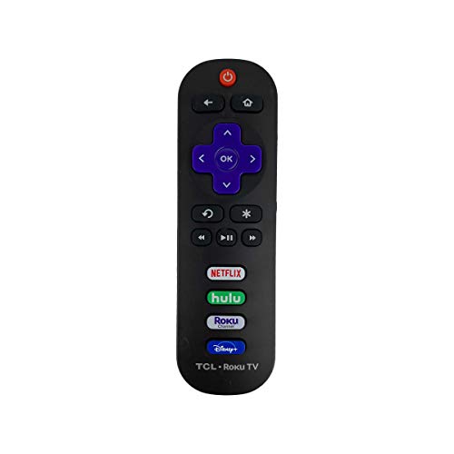 Ceybo OEM Remote Control for TCL Roku TV No Pairing Includes Volume Control Buttons & Netflix, Hulu, Roku Channel