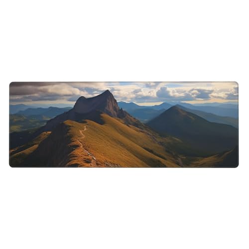 Tapis de souris Pinnacle Peak grand format avec des finitions durables de qualité