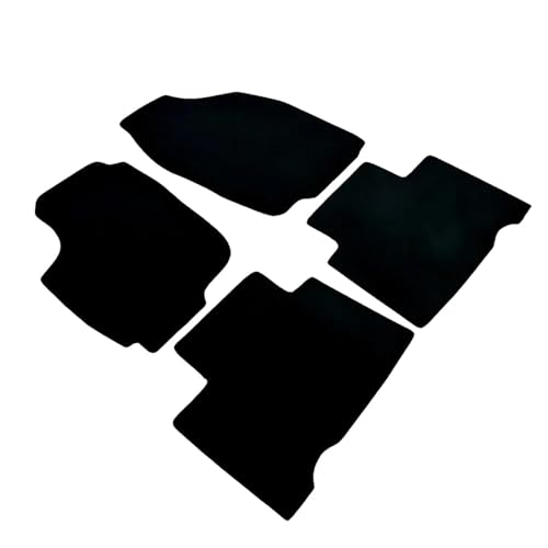 Tapis de sol noirs de voiture RAV4 finition antidérapante 2013-2018