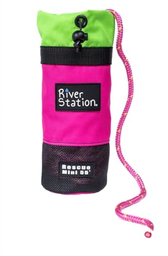 River Station - Kayak Mini Throw Bag (Hot Pink/Lime)