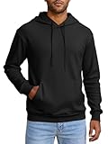 Runcati Herren Kapuzenpullover Langarm Einfarbig Hoodie Männer Regular Fit...