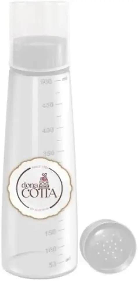 Bisnaga Para Molhar e Umedecer Massa de Bolo 500ml Branca