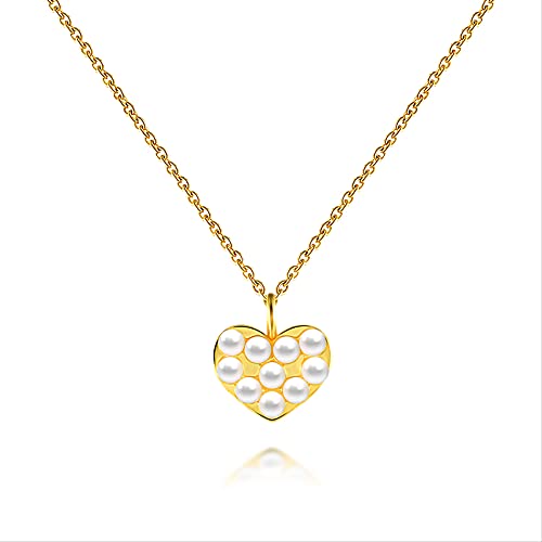 Collier de perles éolien en or 18K pour femme l'élégance intemporelle d'un bijou raffiné