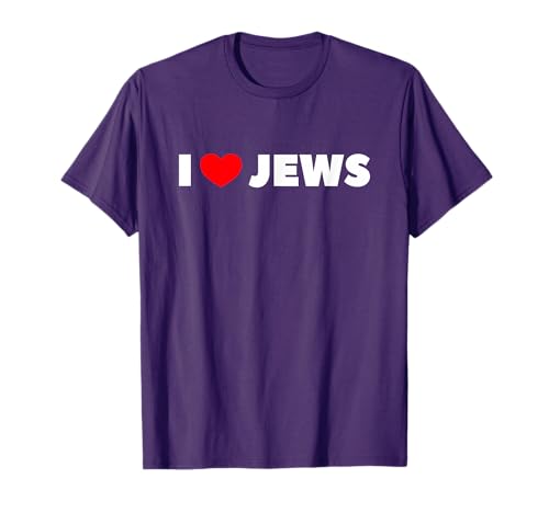 I Love (Heart) Jews T-Shirt T-Shirt