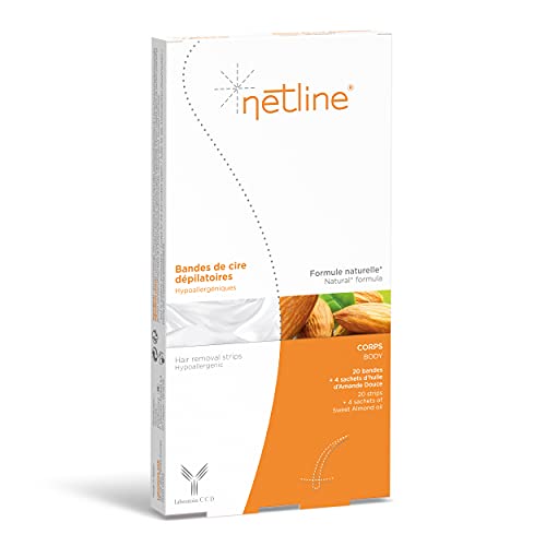 Netline Bandes Dépilatoires Hypoallergéniques Corps L 38/40, 250 ml Cover