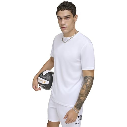 Image of DKNY Men's Short Sleeve Quick Dry 40+ Protection UPF Active Top