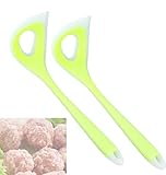 2 Pieces Meatball Maker, Scoop Ball Maker Non-Stick Meatball Maker Meat Baller Spoon, Fish Ball Spoon with Comfortable Practical Meatball Making Tool