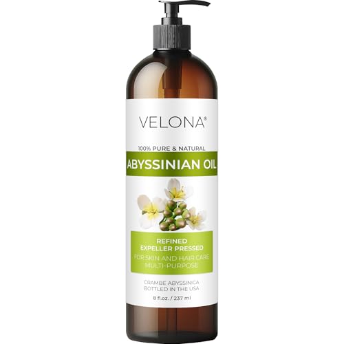 velona Abyssinian Oil 8 Fl Oz | 100% Pure and Natural Carrier Oil | Hair Body Care | Use Today - Enjoy Results