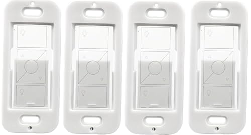 Image of Wallplate Brackets for Lutron Caseta Pico Remote, Seamless Remote Snap-in Installation Wall Bracket for Smart Switch, Durable Wall Mount Design for Lutron Pico Remote - 5 Pack