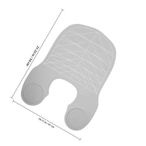 Capas de corte grande de silicona gris con rayas guía miniatura 2