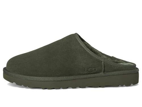 Image of UGG Men's Classic Slip-On Slipper, Woodland Green, 8