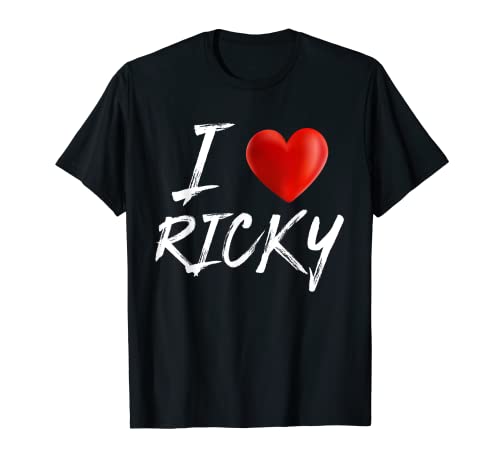 I Love Heart RICKY Family Name T Shirt T-Shirt