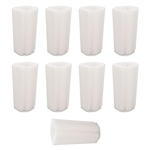 Yuecoom 9Pcs Pool Filter Cloth, Reusable Reliable Swimming Pool Pump Filter, Foldable Cloth Filter Replacement Accessory for Maintenance Replacement