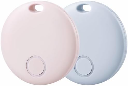 Reyke Smart Tag, Air Tracker Luggage Tracker, Works with Apple Find My (iOS Only), Item Locator for Key, Luggage, Backpack, Wallet, IP67 Waterproof, 2 Pack