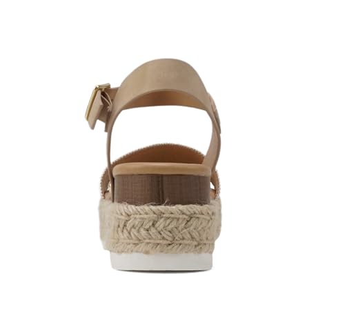 Image of Soda CLIP ~ Women Open Toe Ankle Strap Platform Espadrille Sandal