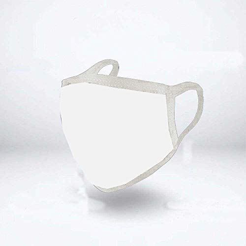VIALMAN Masque réutilisable R02S, 1 tissu 100% coton, blanc, enfant Cover