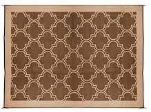 Camco 42877 Outdoor MAT,6X9,Lattice BRWN/TAN