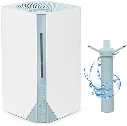 Ssanvi Humidifiers for Bedroom, Large Room, Home, 7L Top Fill Cool Mist Humidifier with Essential Oil Diffuser, for Nursery, Office, Plants, 80H, 28dB