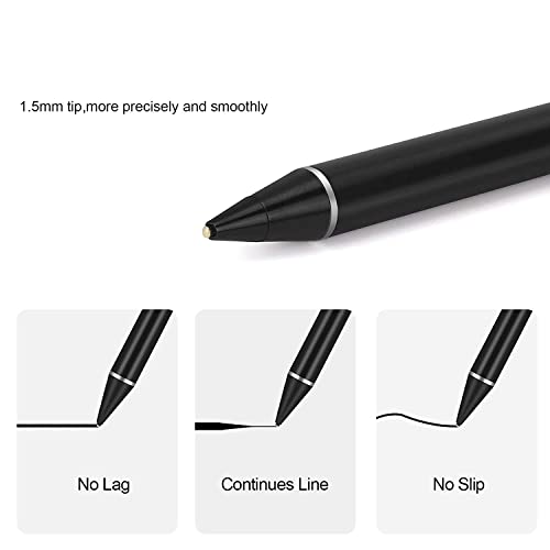 Image of QAWACHH Aluminium Active Stylus Pens For Touch Screens,Digital Stylish Pen Pencil Rechargeable Compatible With Most Capacitive Touch Screens,White