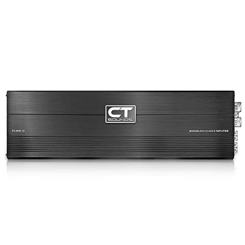 Ct Sounds Ct-2000.1D Compact Class D Car Audio Monoblock Amplifier, 2000 Watts Rms #TOP1