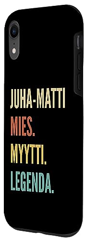Image of iPhone XR Funny Finnish First Name Design - Juha-Matti Case