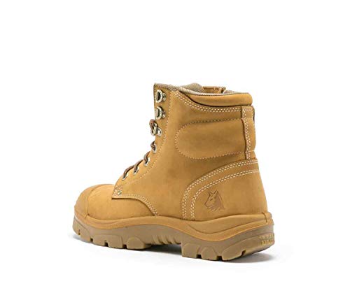 image for Steel Blue 'Argyle' 332152 Wheat Steel Toe Cap Safety Work Boots. Zip.