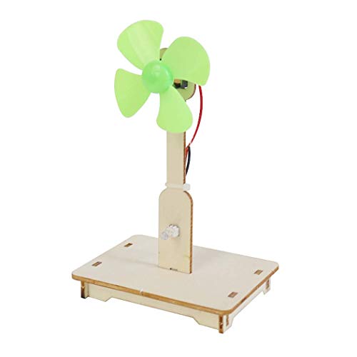 Kocreat Génération éolienne - Grand moulin à vent - Jouet de construction en bois - Kit d'expériences scientifiques pour enfants Cover