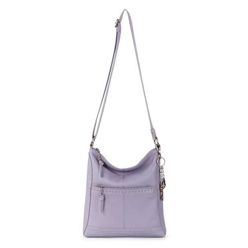 Image of The Sak Lucia Leather Crossbody Purse - Premium Leather Women's Handbag for Everyday & Travel - Cross Body Bag With Zipper