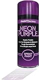 HitlineUK Neon Spray Paint 5 CANS OF FLUORESCENT NEON SPRAY CAN PAINT 200ML GRAFFITI EXTRA BRIGHT Yellow Blue Purple - Image 2