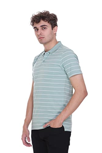 Image of GODFREY Half Sleeve Cotton Polo T Shirt for Man with Pocket - Regular fit Men Tshirts