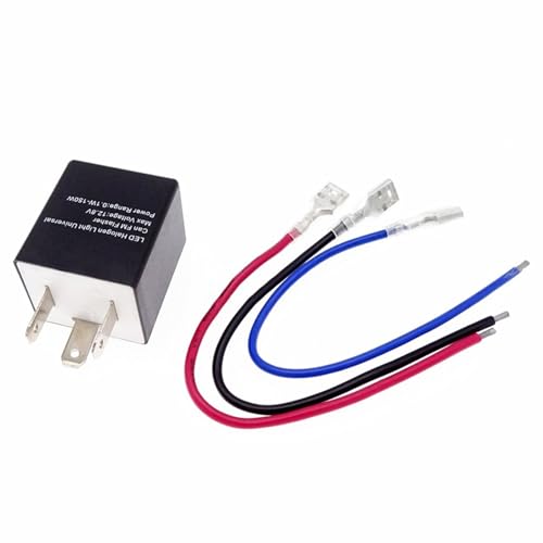 Relé intermitente LED de 3 pines y 12V universal regulable para intermitentes de moto 2