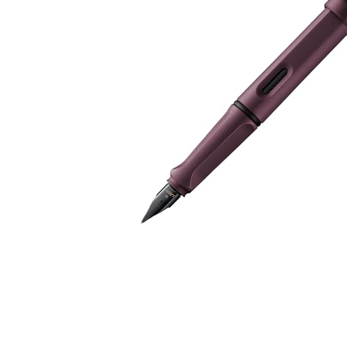 Image of Lamy Safari 0E3 Scarlet Medium Nib Fountain Pen with Converter and T10 Blue Ink Cartridge, Limited Edition