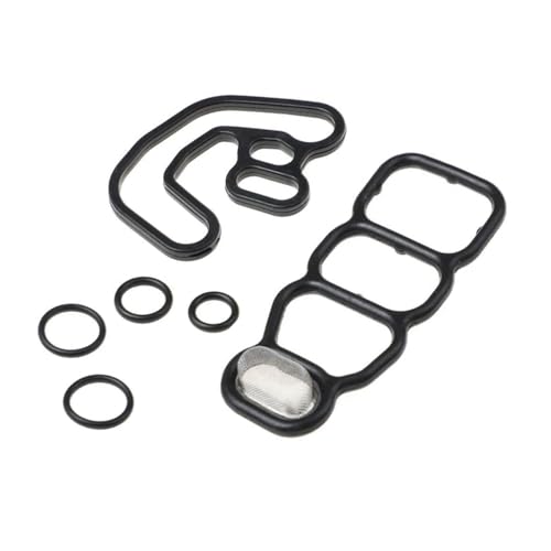 Image of DSkoiph Head Cylinder Solenoid Valve Gasket Set Replacement Compatible with Honda Accord Odyssey Pilot (15810-RKB-J01 (15826-RDV-J01))