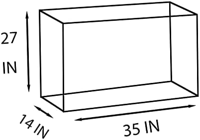 KANUSHI Plastic Industries 100% Waterproof Split Ac Cover For Outdoor Unit 1.5 To 2.0 Ton Capacity (Var-Ac-Out-Transparent) (Ac-Out-Transparent)