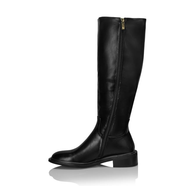 Botas de equitación para mujer con cremallera lateral