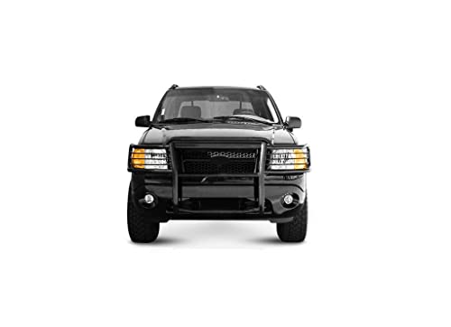 Image of Black Horse Grille Brush Bumper Guard Modular Black Compatible with 2002-2005 Ford Explorer-17FJ26MA